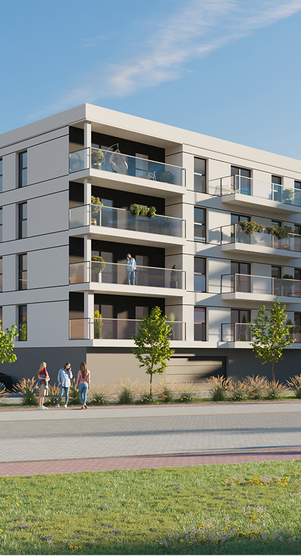 Komfortowe mieszkania w otoczeniu zieleni